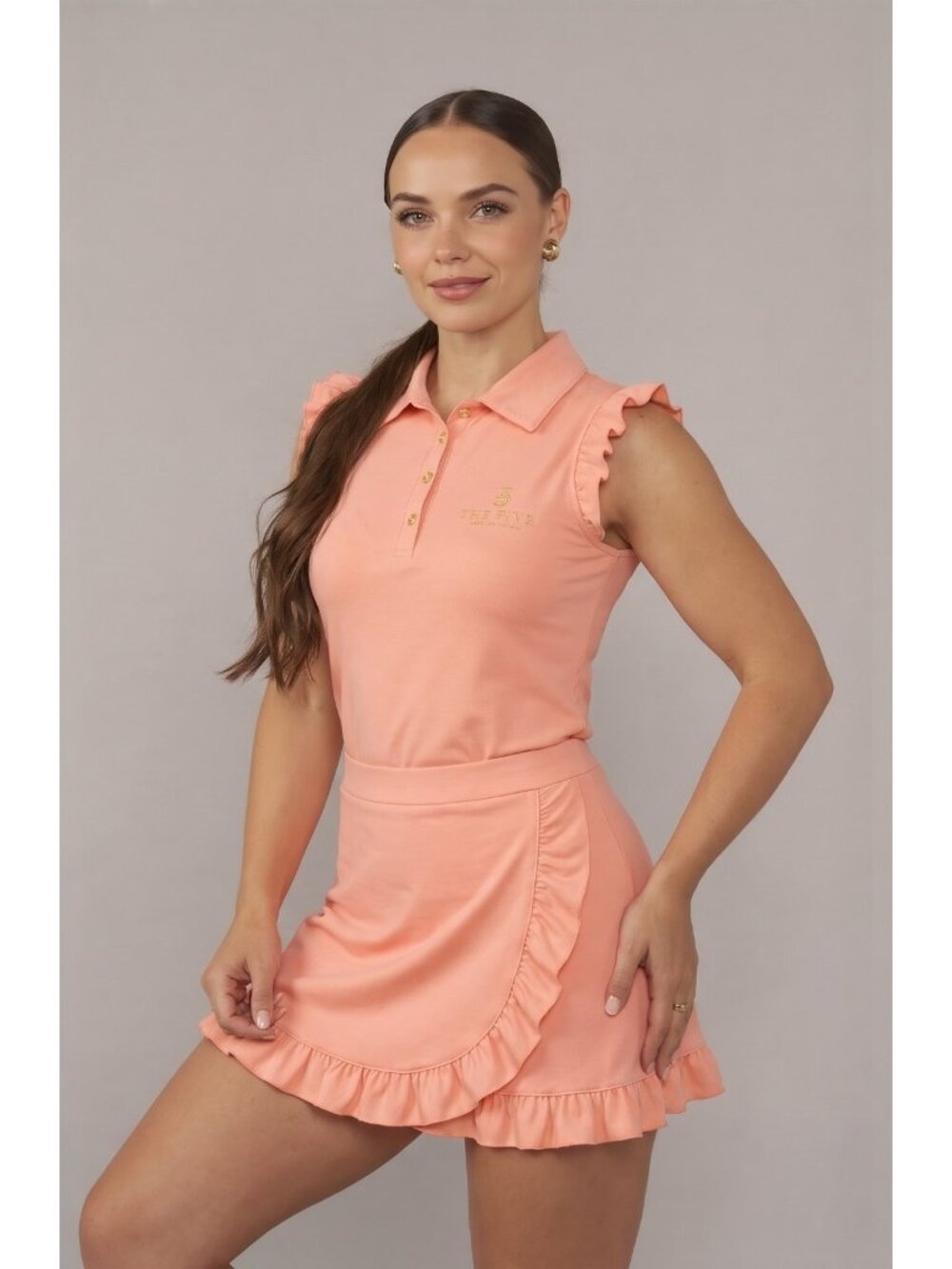 The BREAKERS PALM BEACH Logo G Lifestyle M 2 Golf Tennis M Top Skort Skirt SET